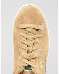 Puma Suede Classic Sneakers In Beige To Asos