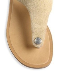 Rag & Bone Luna Suede Leather Thong Sandals