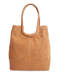 Sole Society Debdi Suede Faux Leather Tote