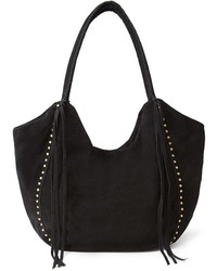 Forever 21 Faux Suede Fringed Tote