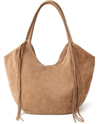 Forever 21 Faux Suede Fringed Tote