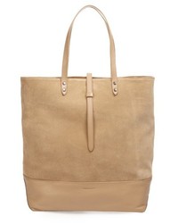 Tomas Maier North South Suede And Leather Tote