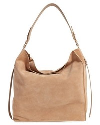 AllSaints Paradise Northsouth Suede Tote Grey