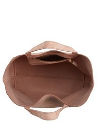 Madewell Suede Transport Tote Beige