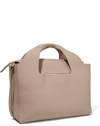 The Row Two For One 12 Leather And Suede Tote Sand
