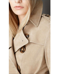 Burberry Calf Suede Trench Jacket