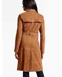 Talbots Suede Trench Coat