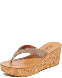 K. Jacques Diorite Thong Wedges