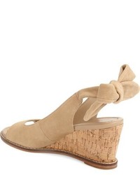 Bettye Muller Playlist Tie Slingback Wedge Sandal