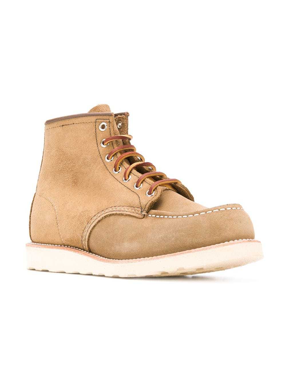 Red Wing Shoes 8881 6 Classic Moc Toe Mohave Boots, $358 | farfetch.com | Lookastic