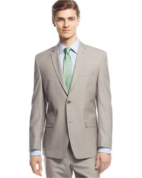 Andrew Marc Marc New York By Tan Sharkskin Suit