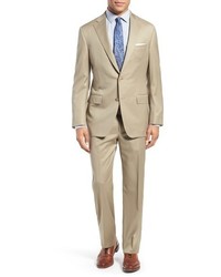 Samuelsohn Beckett Classic Fit Solid Wool Suit