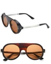 Giorgio Armani 2mm Round Horn Sunglasses