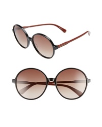 Longchamp 49mm Gradient Round Sunglasses