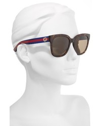 Gucci 54mm Sunglasses Blonde Havana Green
