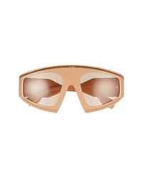Burberry 56mm Irregular Sunglasses In Beigelight Brown At Nordstrom