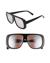 Stella McCartney 57mm Flat Top Sunglasses