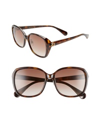 Gucci 57mm Square Sunglasses