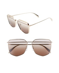 Alexander McQueen 61mm Oversize Sunglasses
