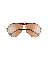 Gucci 65mm Oversize Aviator Sunglasses