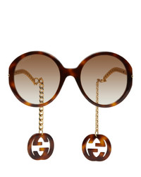 Gucci And Gold Gg0726s Sunglasses