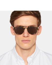 Orlebar Brown Aviator Style Tortoiseshell Acetate Sunglasses