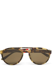 Orlebar Brown Aviator Style Tortoiseshell Acetate Sunglasses