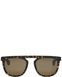 Maison Margiela Beige And Black Mykita Edition Mmraw004 Sunglasses