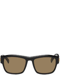 Dunhill Black Brown Rectangular Sunglasses