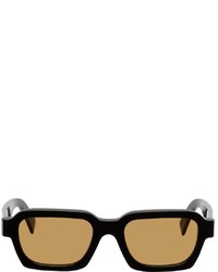 RetroSuperFuture Black Orange Caro Sunglasses