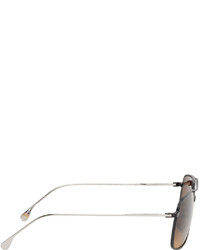 Paul Smith Black Silver Matte Foster Sunglasses