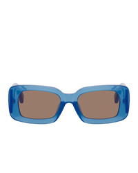 Dries Van Noten Blue Linda Farrow Edition 137 C2 Sunglasses
