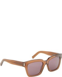 Saint Laurent Bold 1 Sunglasses Brown