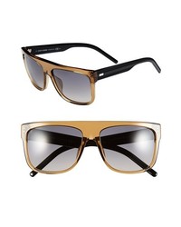 Christian Dior 58mm Sunglasses Light Brown Transparent None