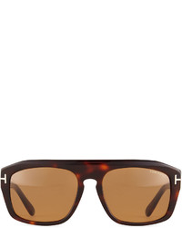 Tom Ford Conrad Shiny Havana Sunglasses Brown