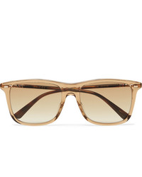 Gucci D Frame Acetate And Gold Tone Sunglasses