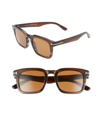 Tom Ford Dax 50mm Square Sunglasses