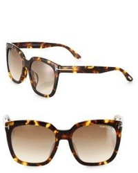 Tom Ford Eyewear Amarra 55mm Square Sunglasses