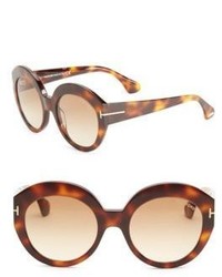 Tom Ford Eyewear Rachel 54mm Round Sunglasses