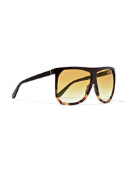 Loewe Filipa Oversized D Frame Tortoiseshell Acetate Sunglasses