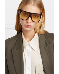 Loewe Filipa Oversized D Frame Tortoiseshell Acetate Sunglasses