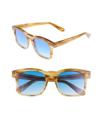 Wildfox Gaudy Zero 51mm Flat Square Sunglasses
