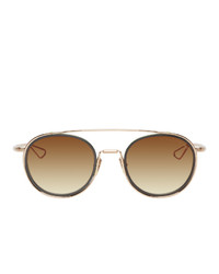 Dita Gold And Black System Two Sunglasses