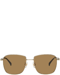 Dunhill Gold Square Framed Sunglasses