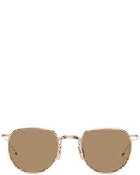 Thom Browne Gold Tb126 Sunglasses