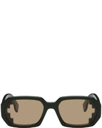 Marcelo Burlon County of Milan Green Ombu Sunglasses