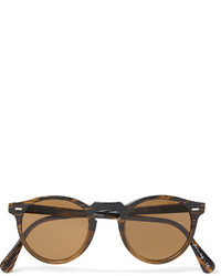Oliver Peoples Gregory Peck Round Frame Acetate Sunglasses