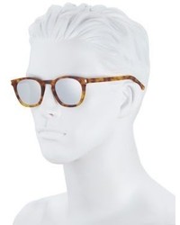 Saint Laurent Havana 52mm Square Sunglasses