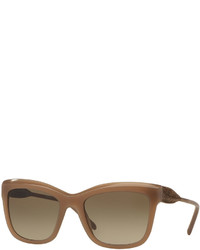 Burberry Lace Embossed Square Sunglasses Opal Beige