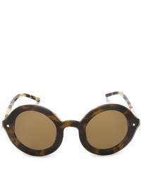 Linda Farrow Gallery Round Frame Sunglasses